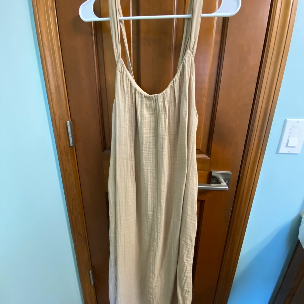 Old Navy Beige Maxi Dress
